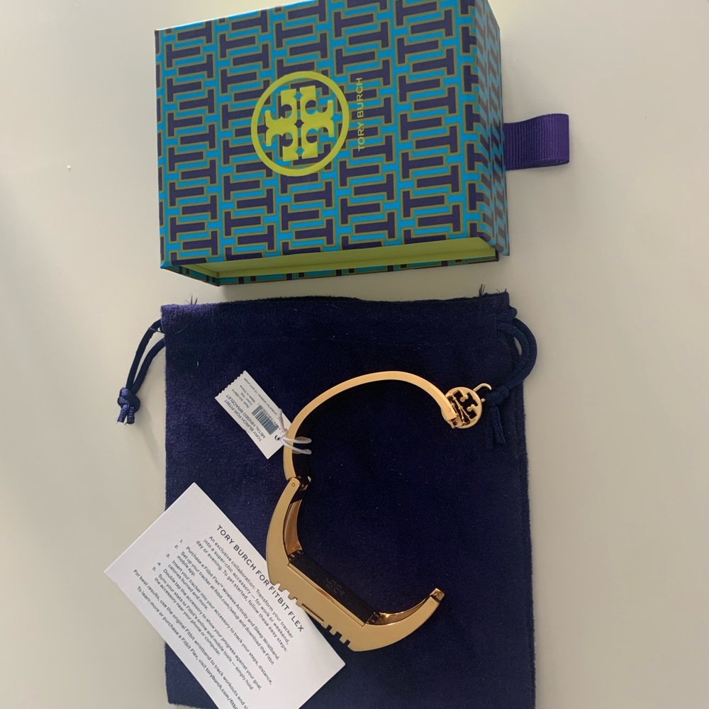 Tory Burch for Fitbit metal hinged bracelet